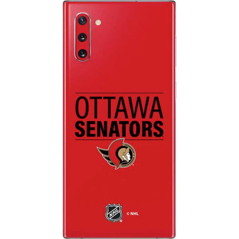 NHL Ottawa Senators Lineup Galaxy Note 10 Skin